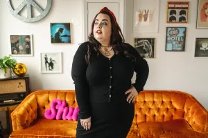 delaney top in black