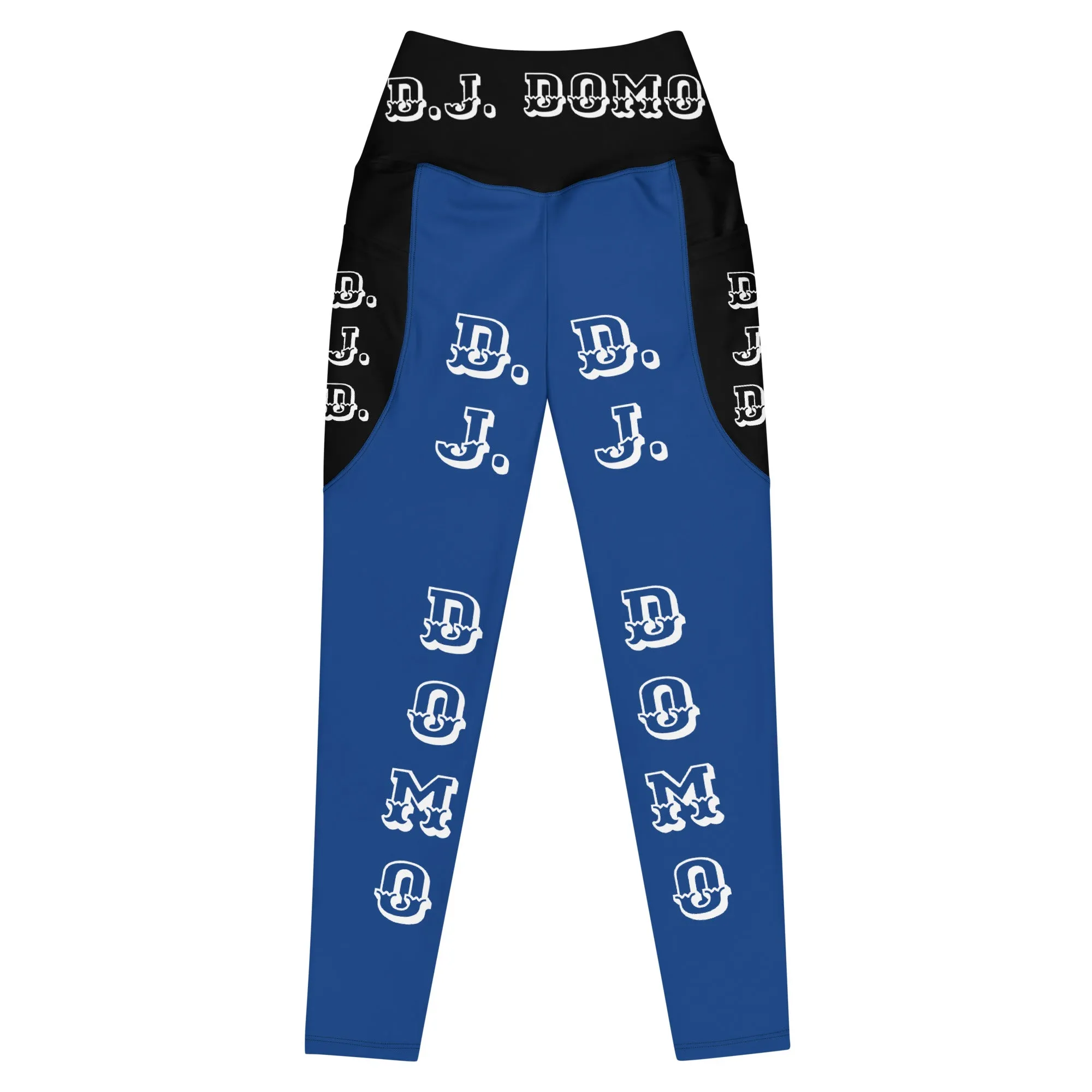 D.J. Domo Leggings with pockets 1 Blue/Black/White