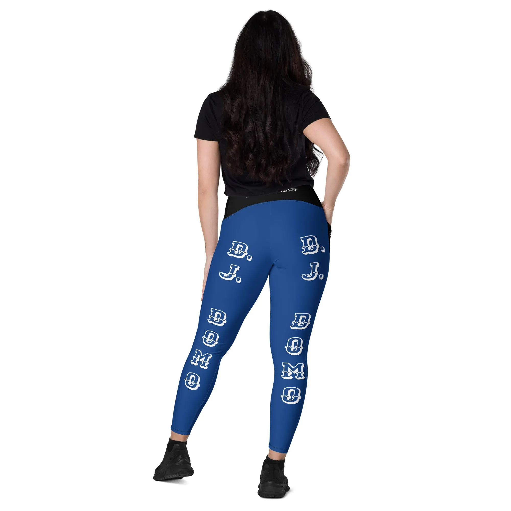 D.J. Domo Leggings with pockets 1 Blue/Black/White