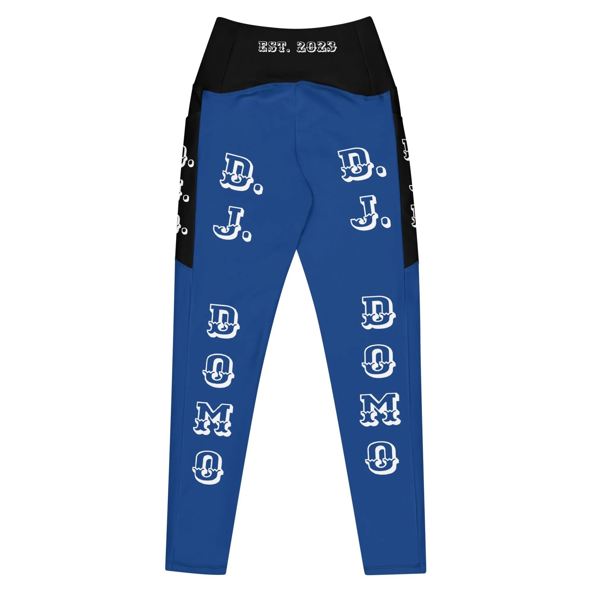 D.J. Domo Leggings with pockets 1 Blue/Black/White