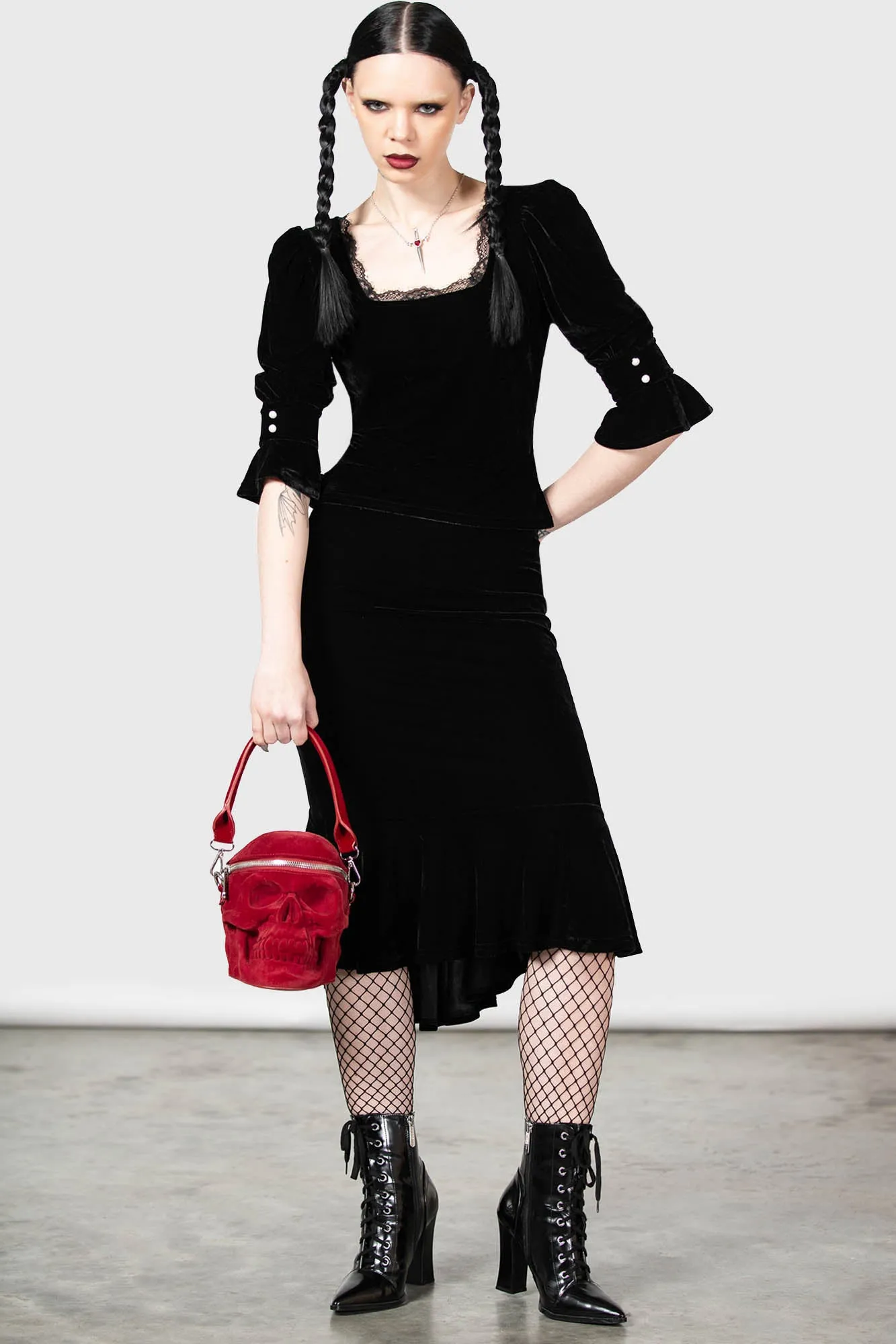 Dottie Dottie Velvet Top