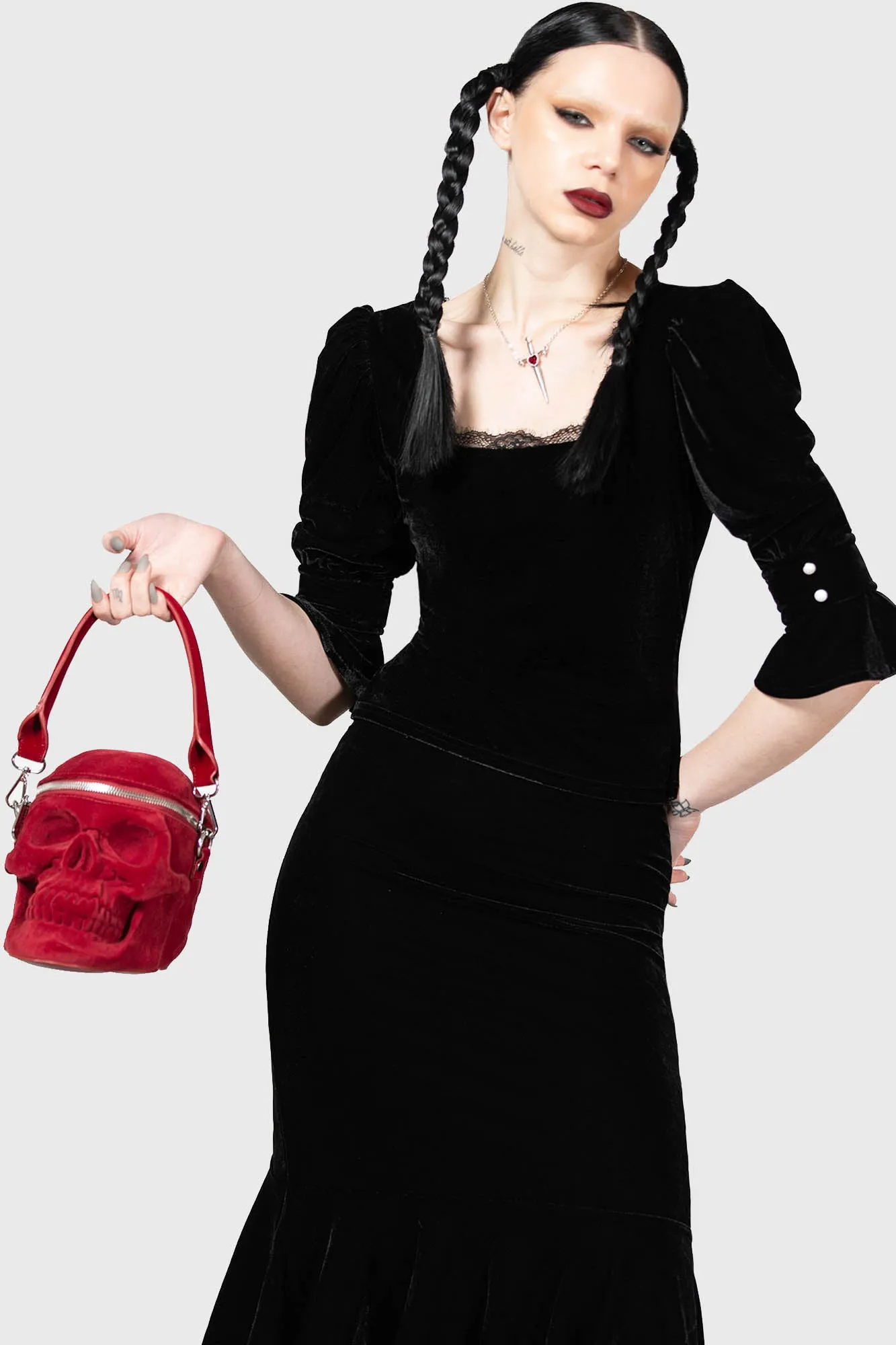 Dottie Dottie Velvet Top