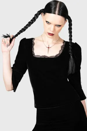 Dottie Dottie Velvet Top