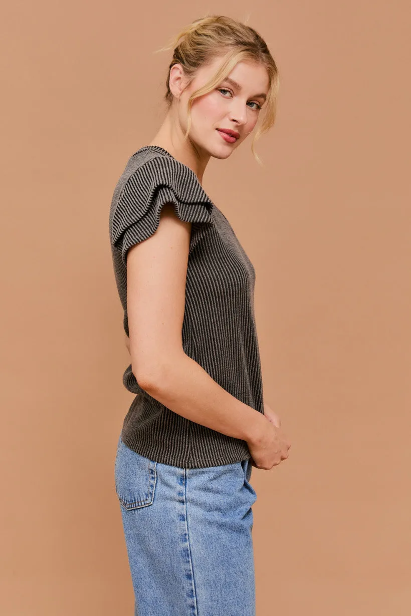 Double Layer Sleeve Top