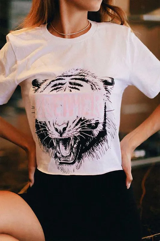DREAMER CROPPED TEE | CURVY |