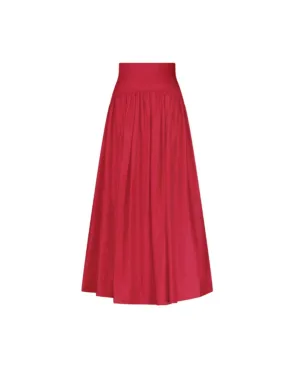 DROP WAIST SEAM SKIRT