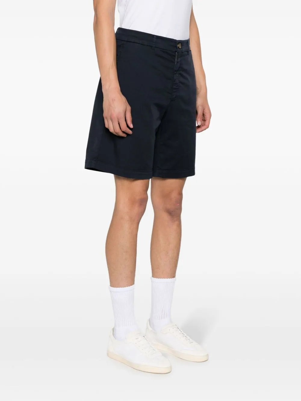 Dyed cotton shorts