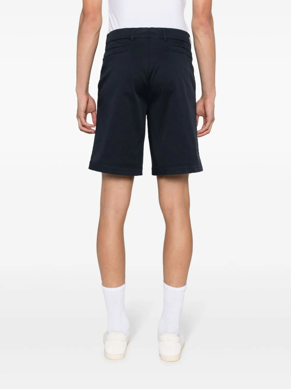 Dyed cotton shorts