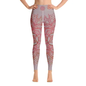 Earth Star Chakra Mandala Leggings by Goddess Swag