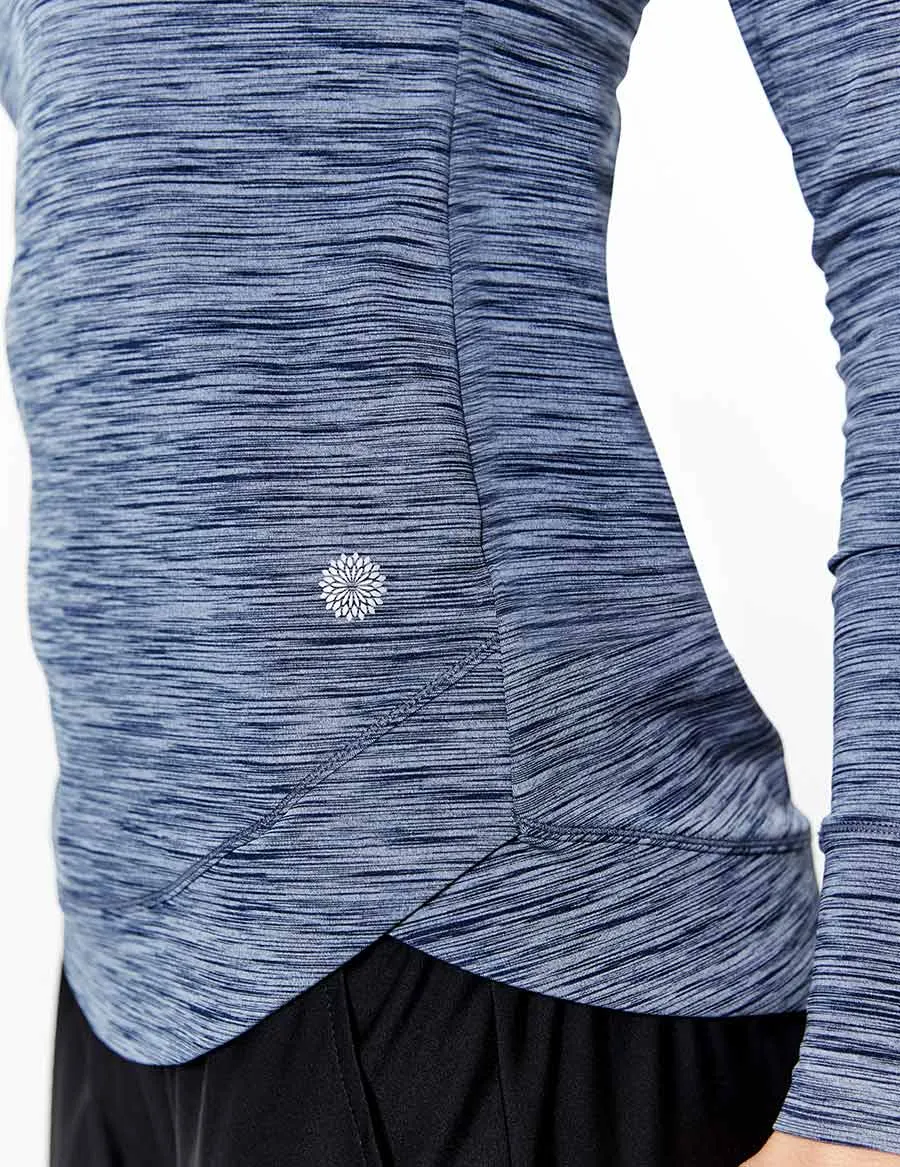 easyoga LA-VEDA Ripplet Long Sleeve - M13 M-Blue