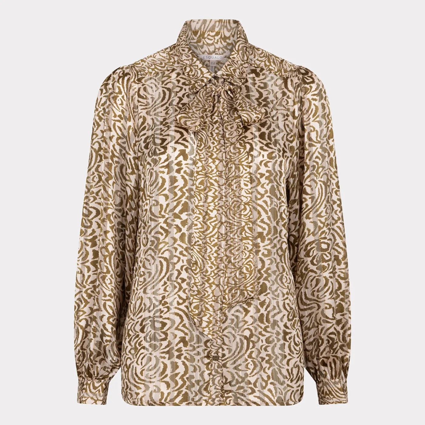 Esqualo Blouse Bow Dimension | Print