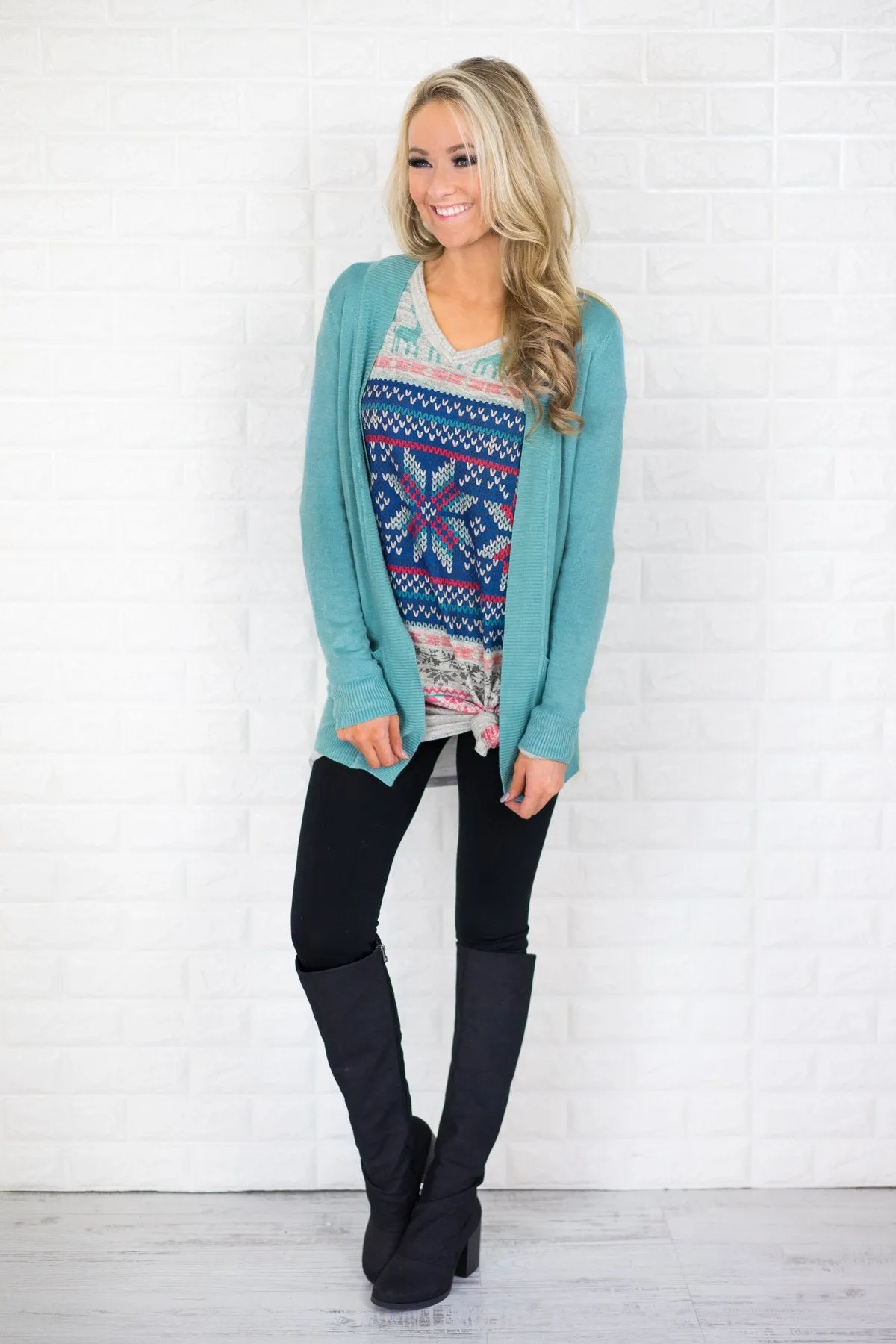 Essential Mint Cardigan