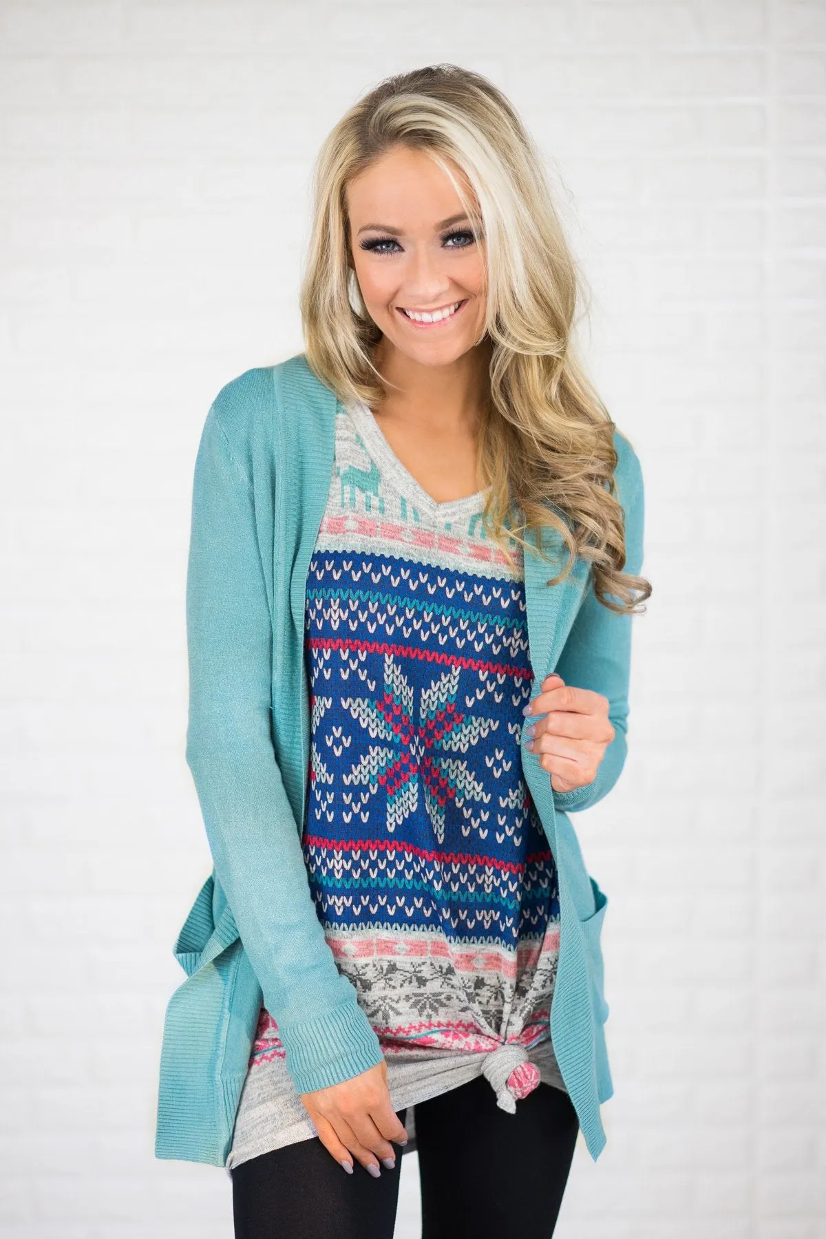 Essential Mint Cardigan