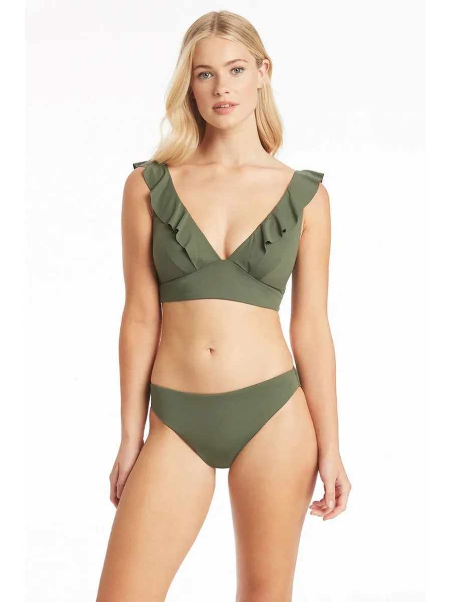 Essentials Regular Bikini Bottom in Khaki