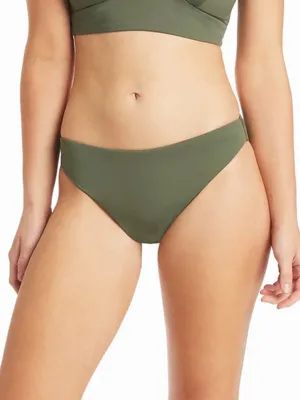 Essentials Regular Bikini Bottom in Khaki