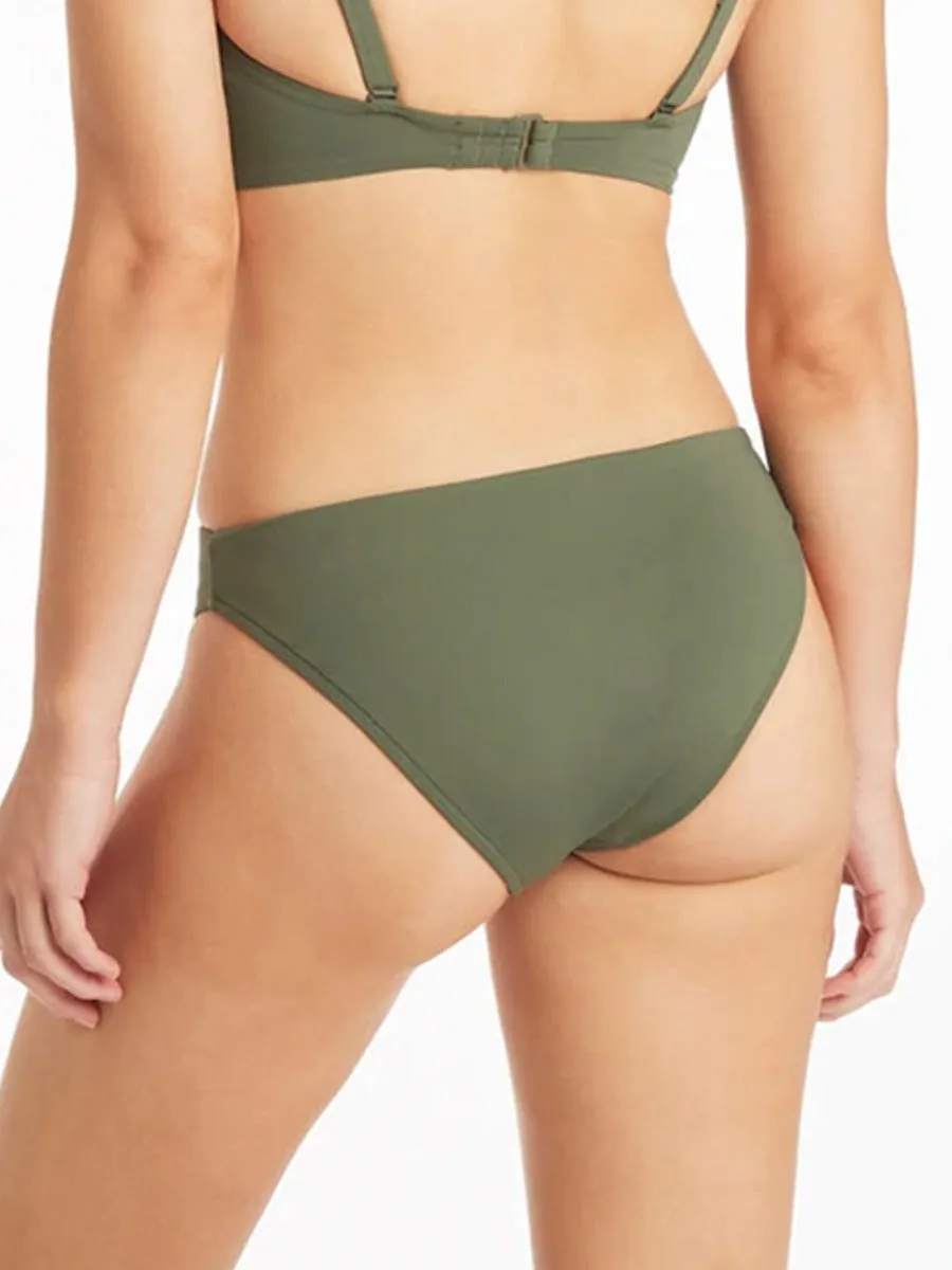 Essentials Regular Bikini Bottom in Khaki