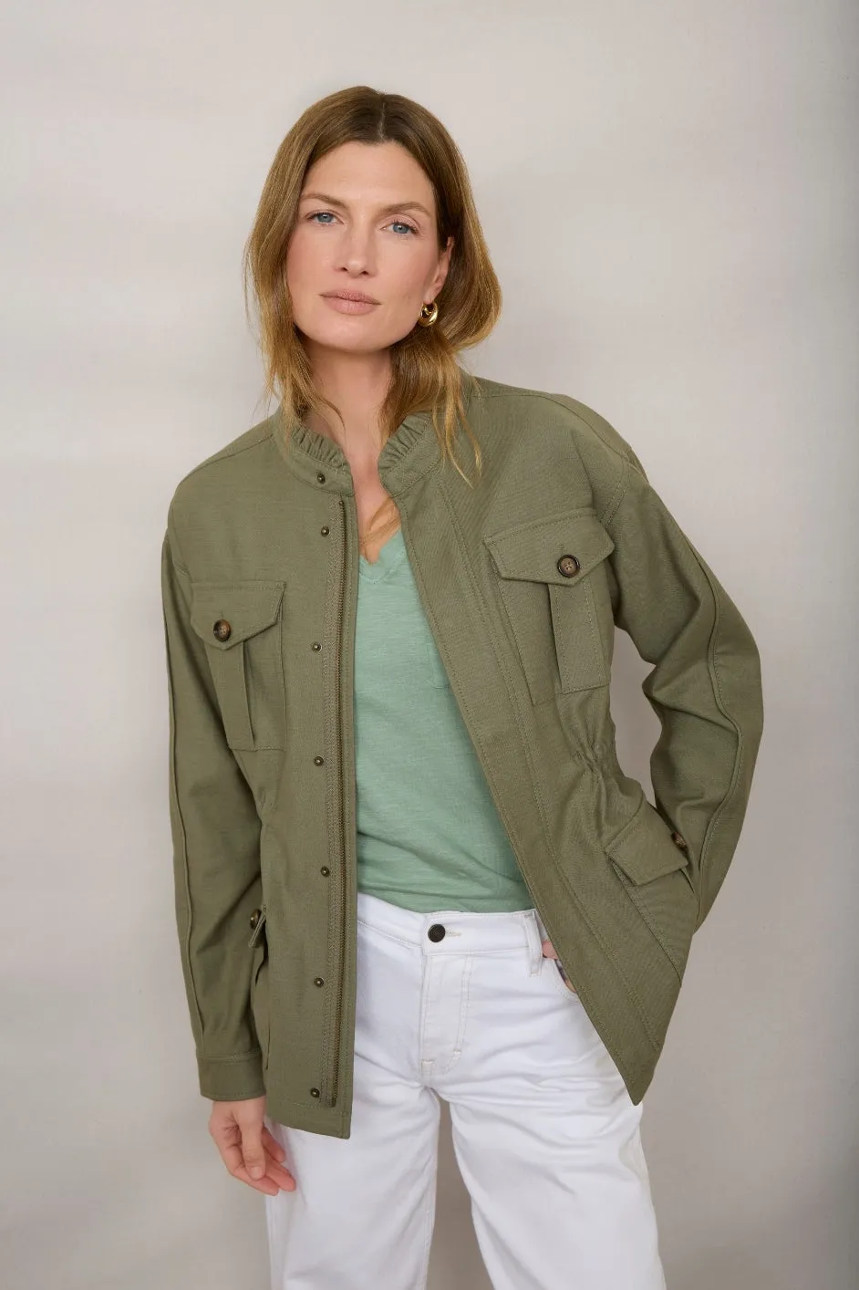 Eva Utility Jacket - Khaki