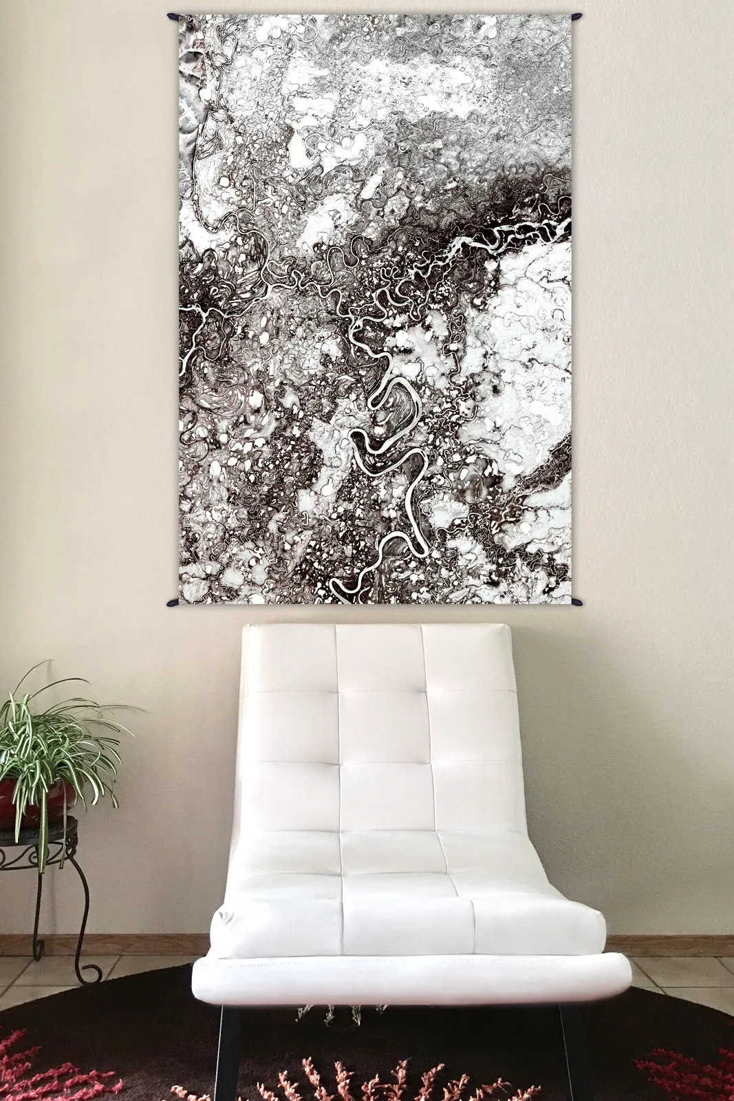 Fabric Tapestry - Wall Art - Nature Wall Hanging - Mayn River