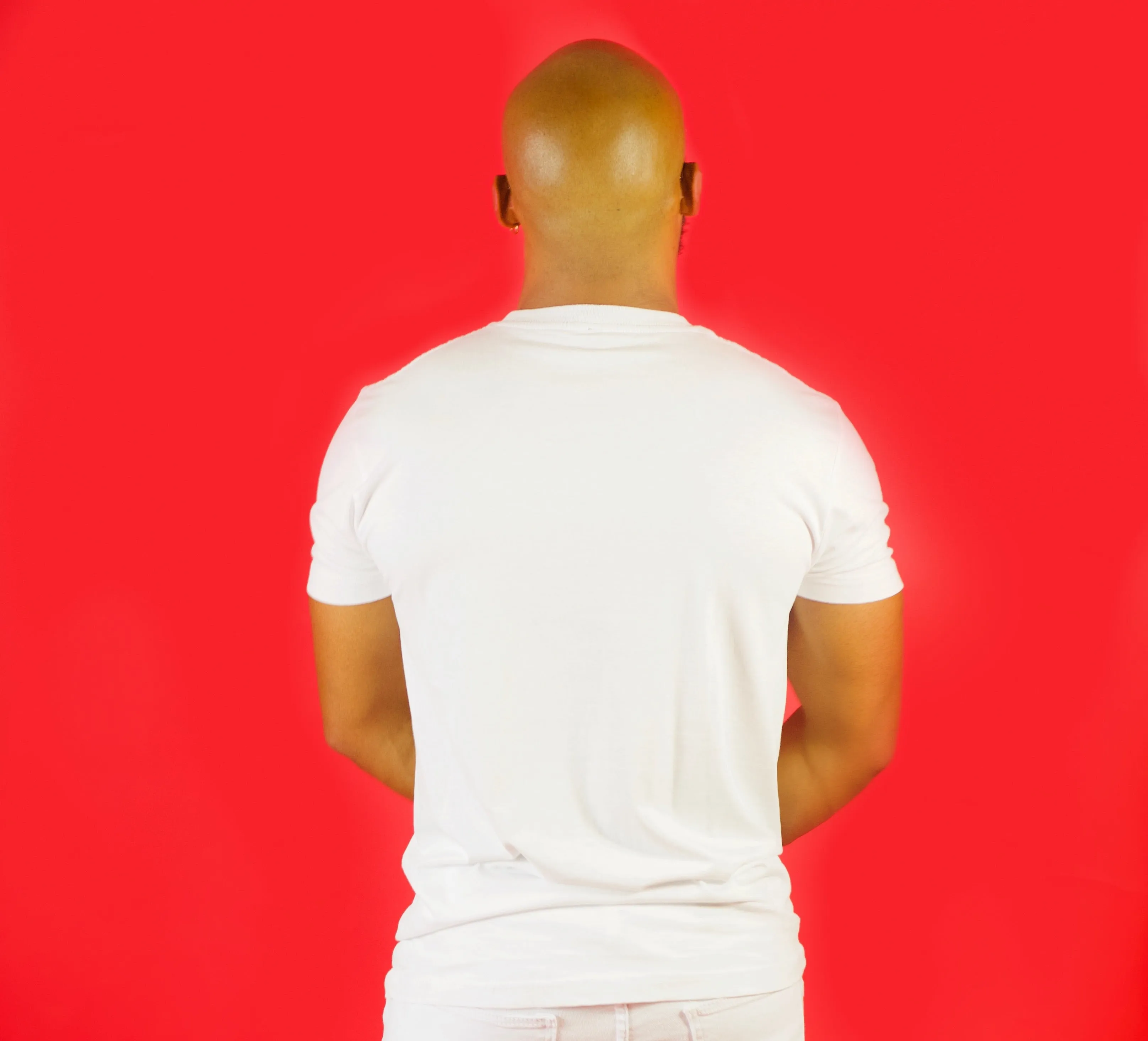 Fallon Aurielle Unisex Signature Classic T-Shirt (White & Red)