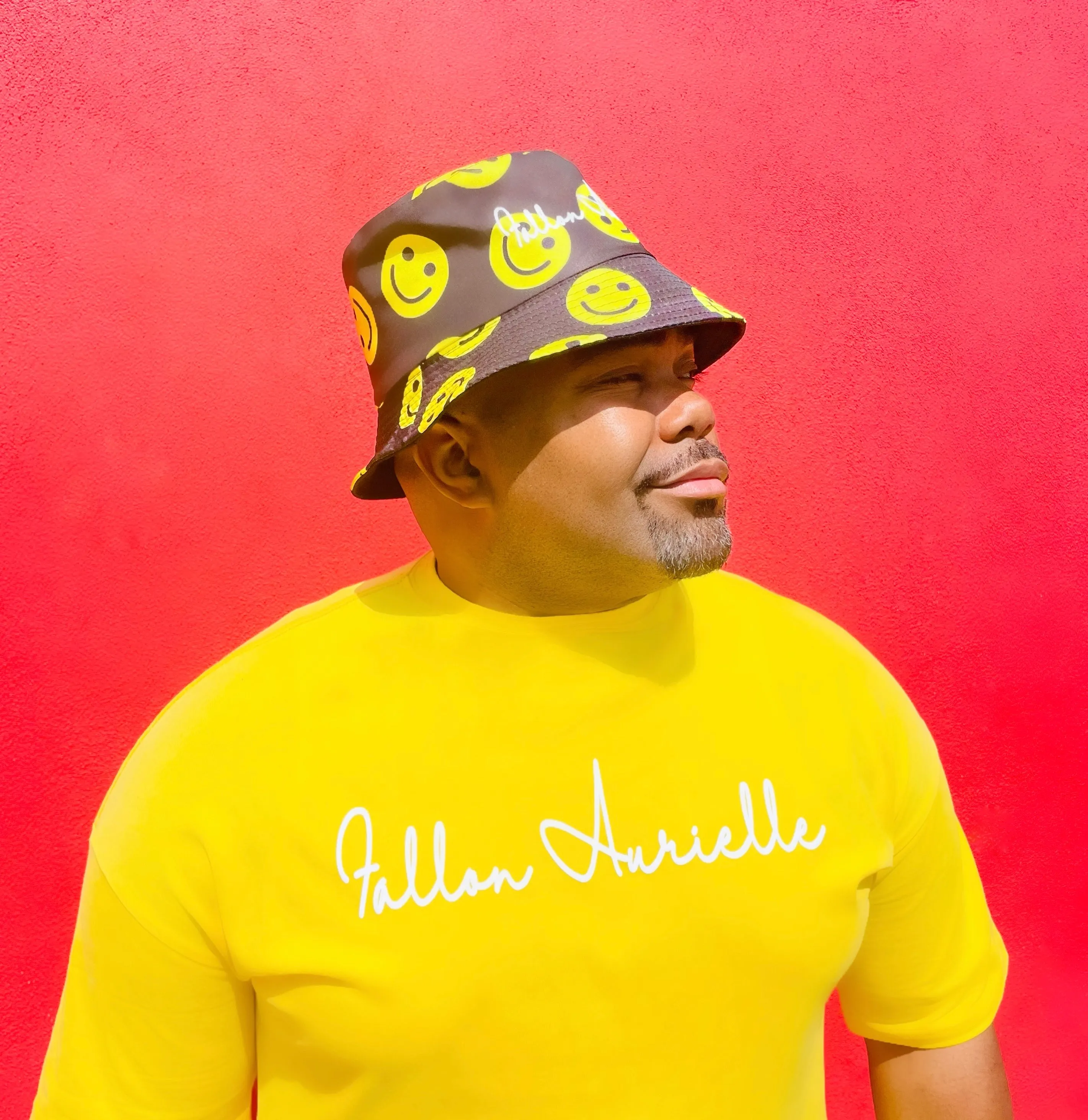 Fallon Aurielle Unisex Signature Classic T-Shirt (Yellow & White)