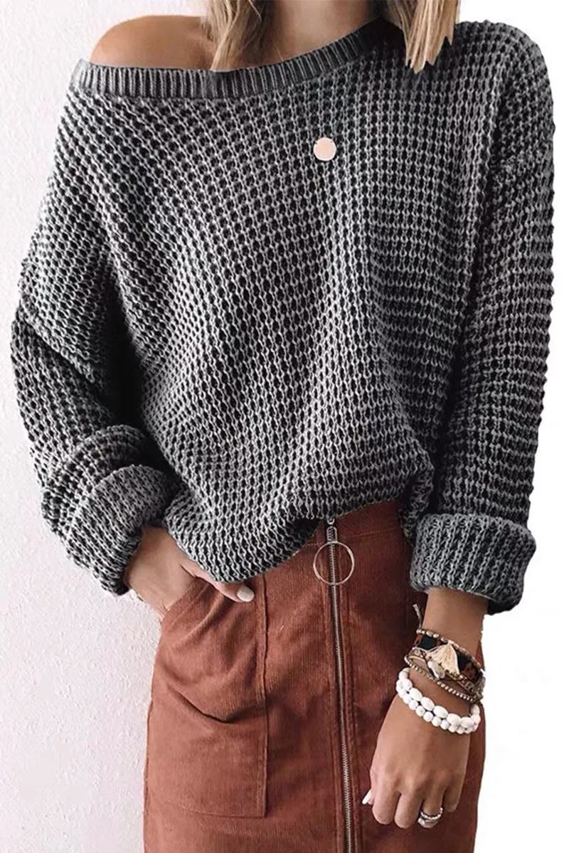 Fashion Casual Solid Patchwork O Neck Tops