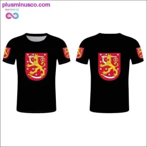 FINLAND T-shirt custom men's t-shirt Finland Sweden Finnish