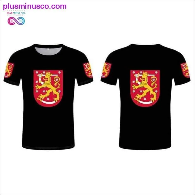 FINLAND T-shirt custom men's t-shirt Finland Sweden Finnish