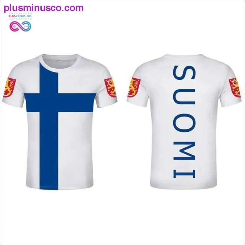 FINLAND T-shirt custom men's t-shirt Finland Sweden Finnish