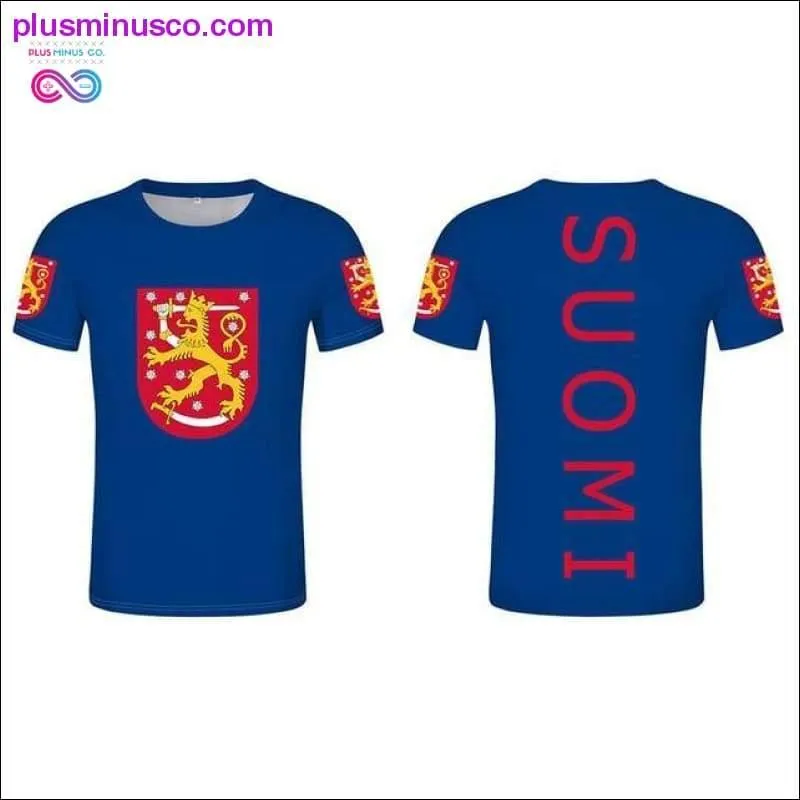 FINLAND T-shirt custom men's t-shirt Finland Sweden Finnish