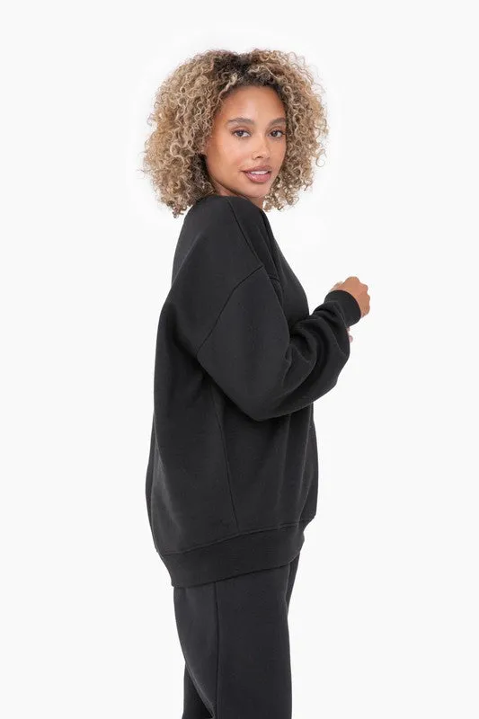 Fleece Pullover Sweatshirt