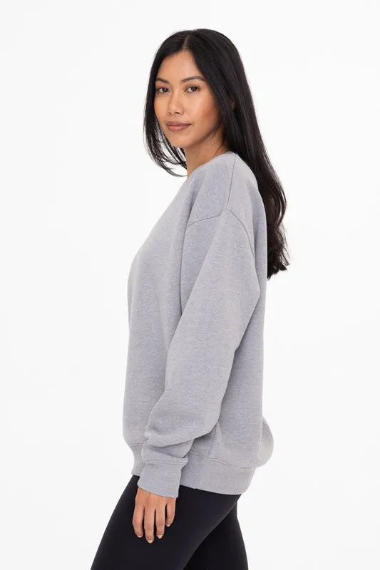 Fleece Pullover Sweatshirt
