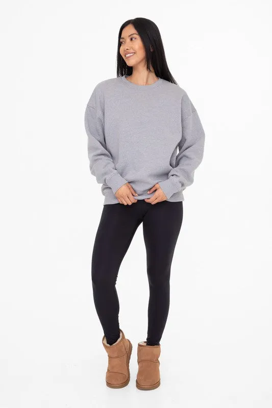 Fleece Pullover Sweatshirt