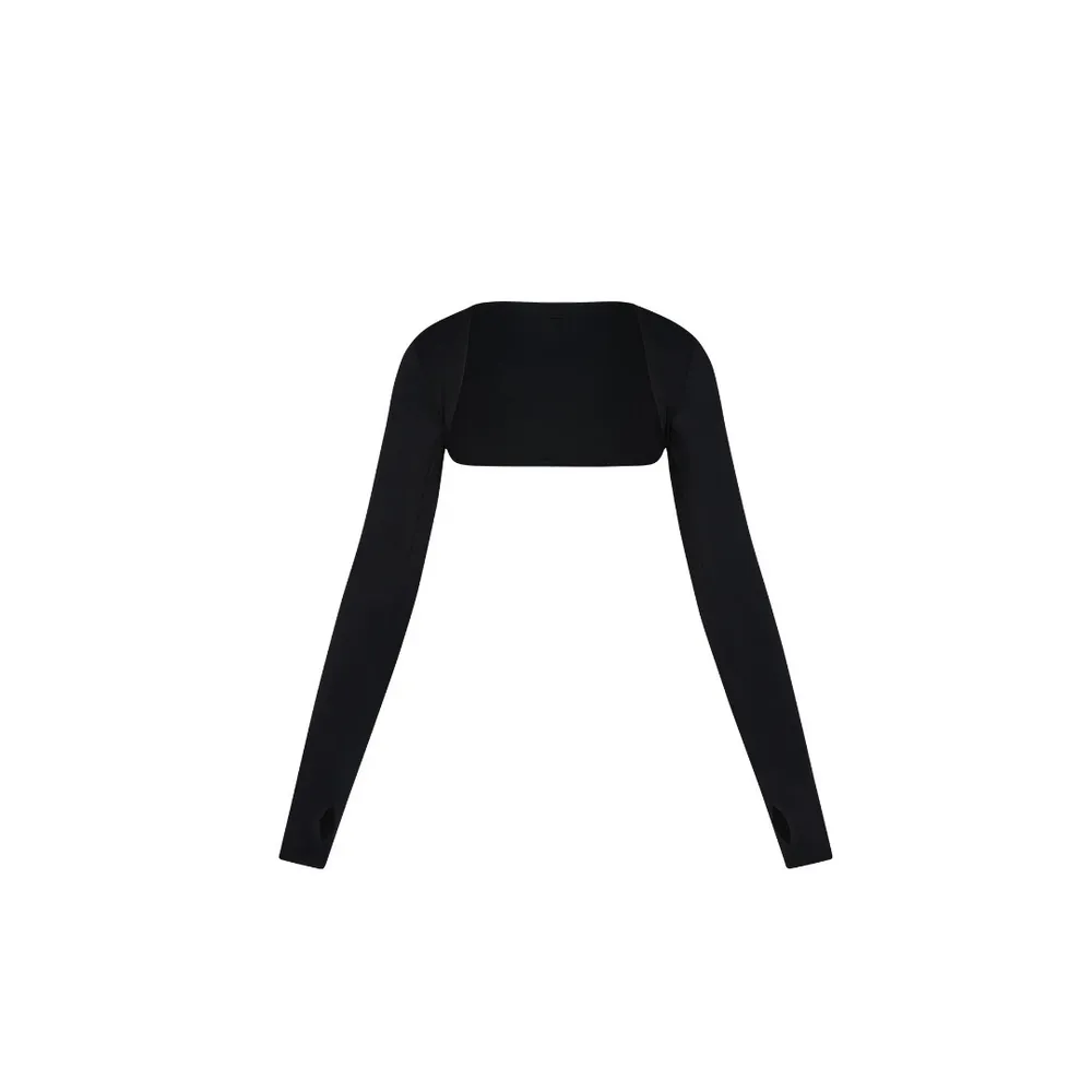 FlexiFlow Bolero – Nahtloses Activewear-Langarmtop