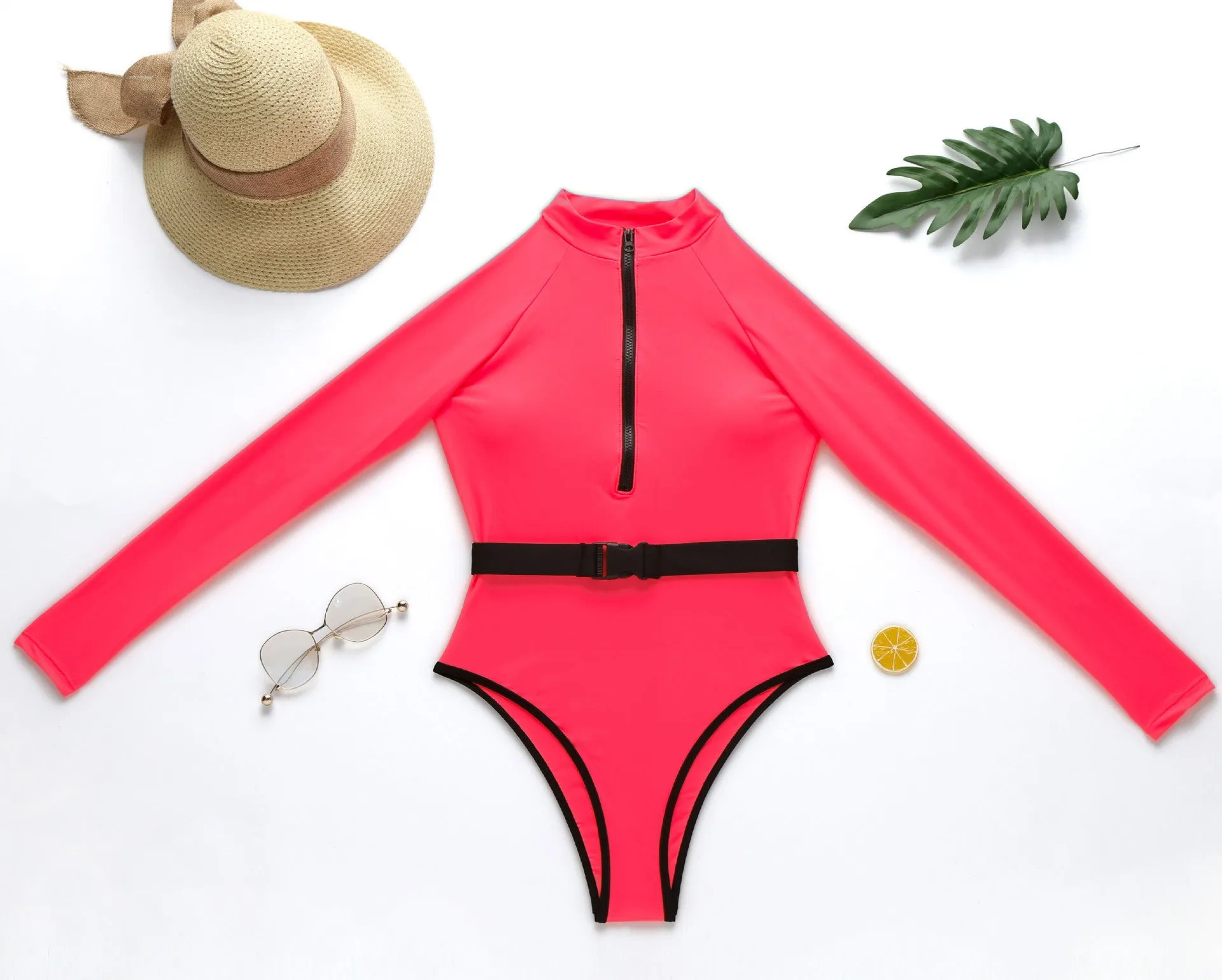 Fluorescent sexy ladies swimwear trendy