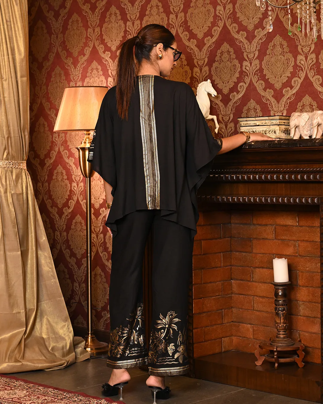 Foil Luxe kimono set