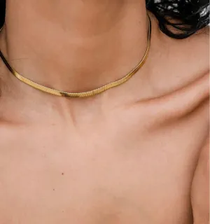 Forever chocker necklace-18k Gold plated