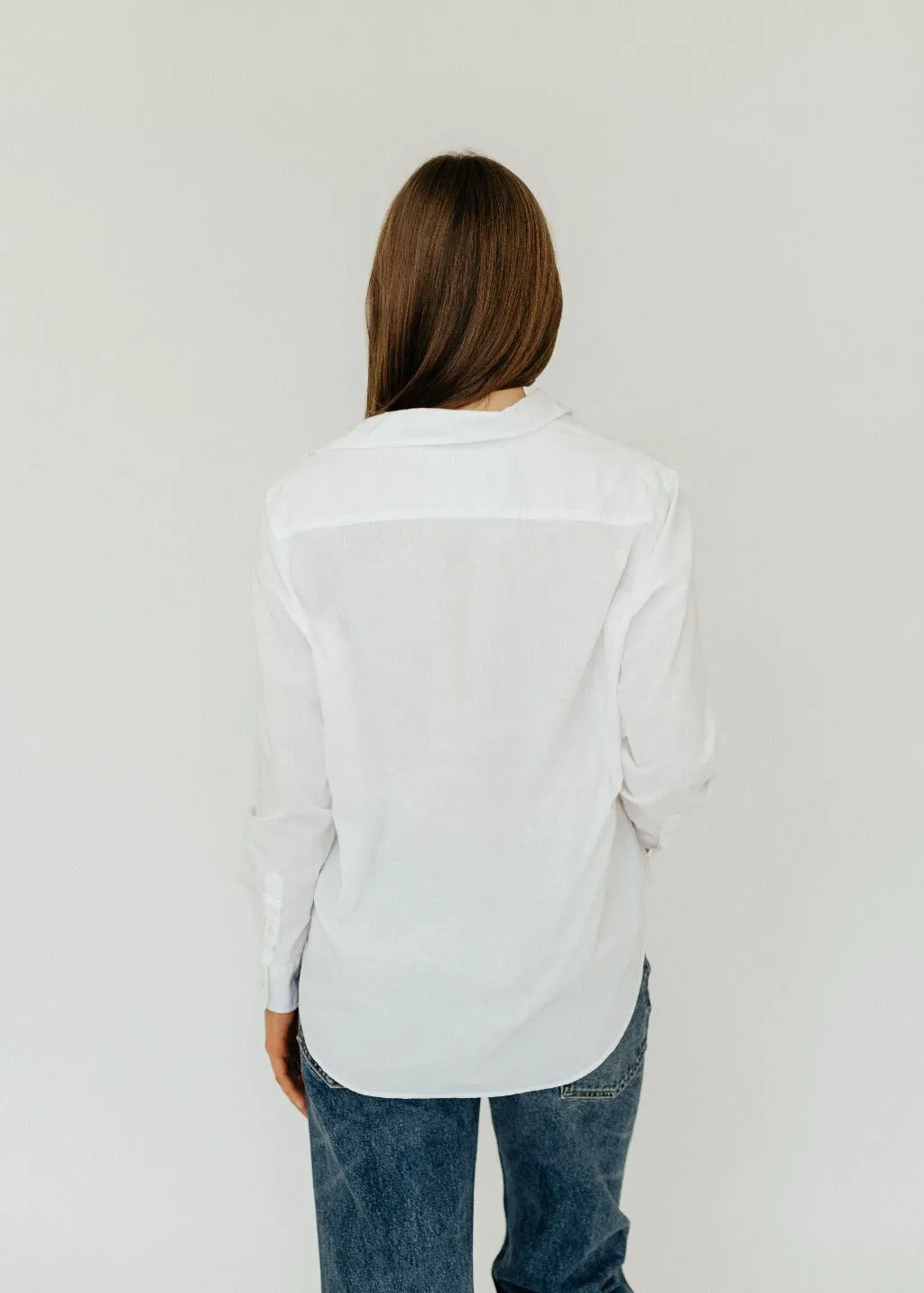Frank & Eileen 'Eileen' Relaxed Button-Up in White