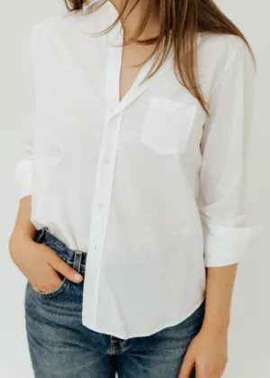 Frank & Eileen 'Eileen' Relaxed Button-Up in White