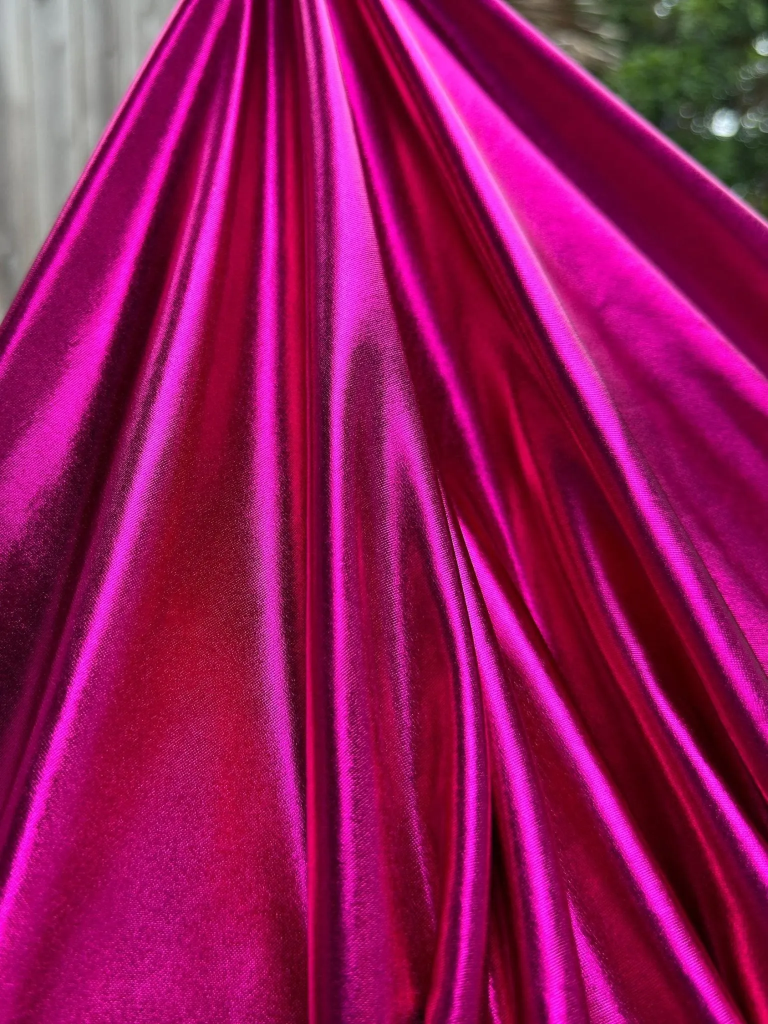 Fuchsia Spandex Lame Foil