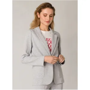 Georgia Jersey Blazer - Classic Grey