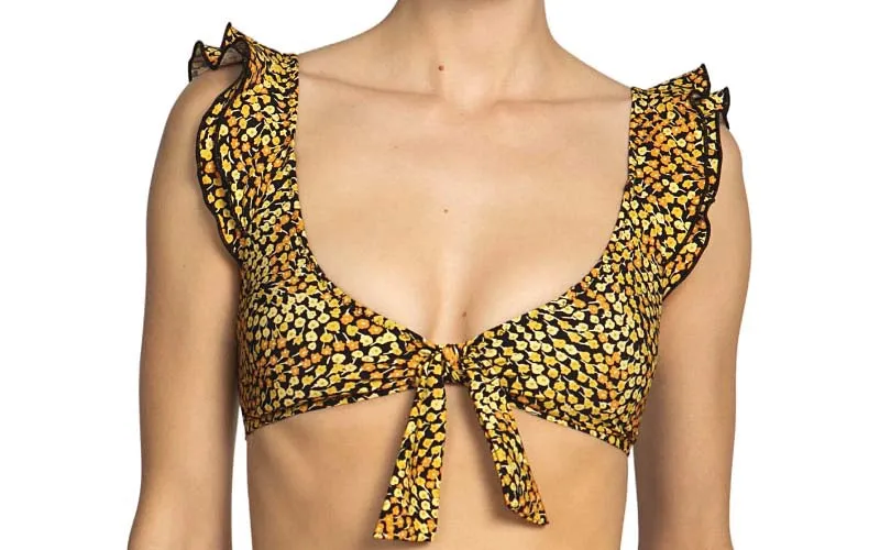 Georgia Ruffle Sleeve-Georgia Twist Bikini