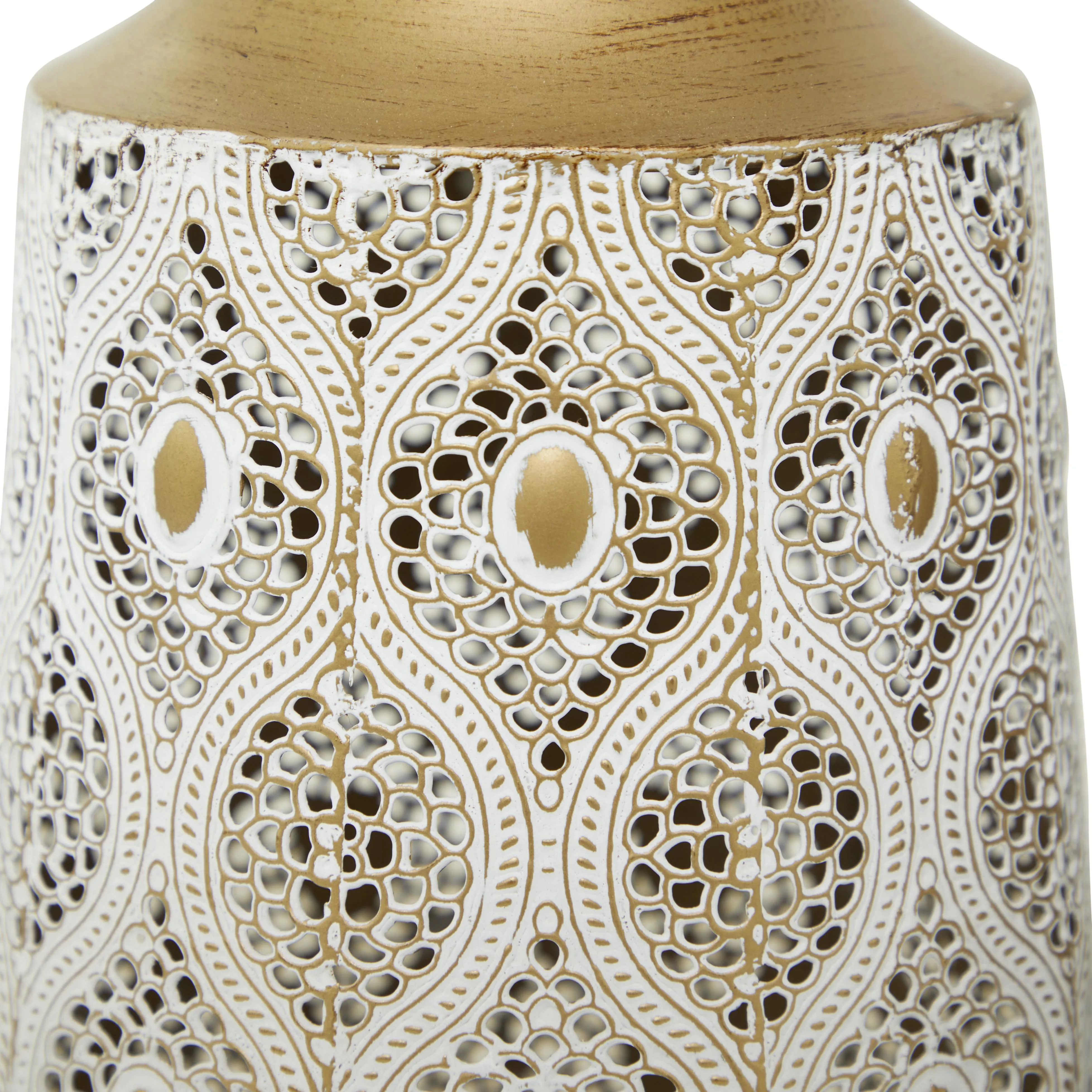 GOLDEN PEACOCK METAL VASES