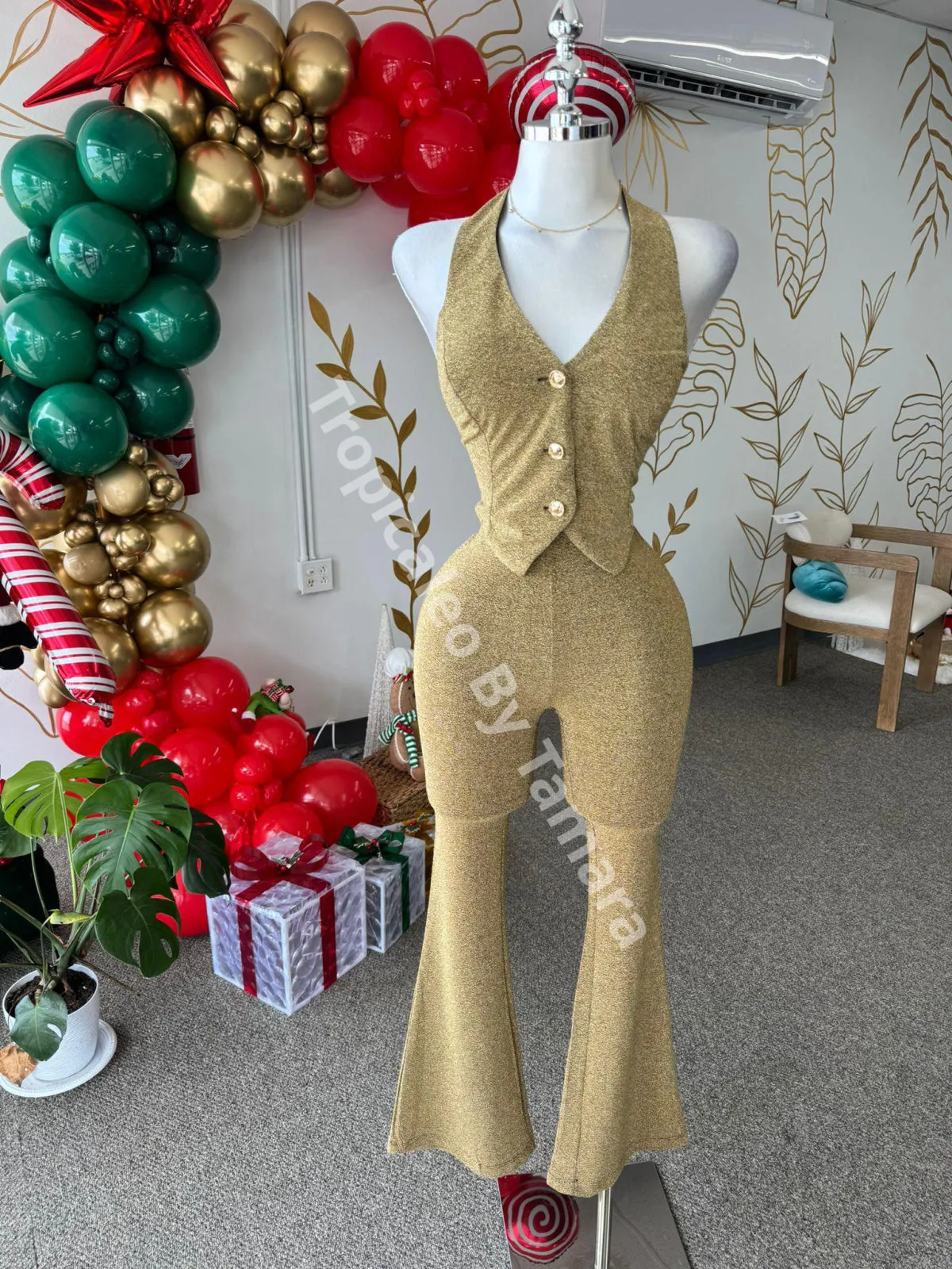 Golden Vest Top
