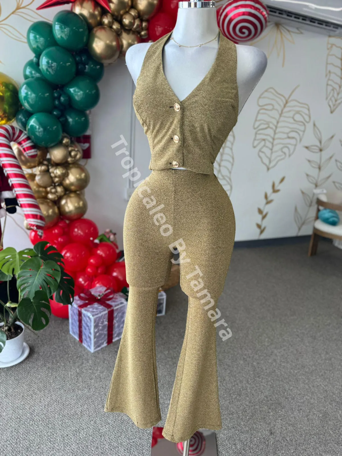 Golden Vest Top