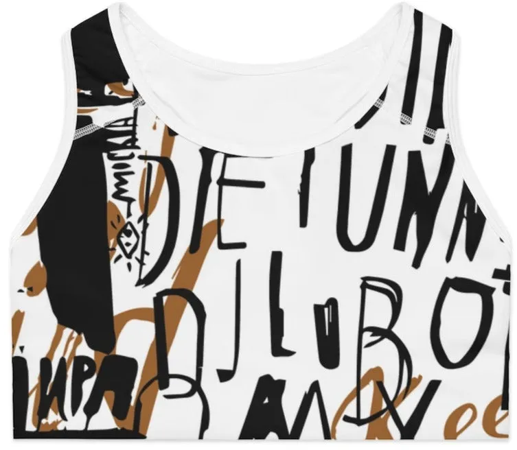 Graffiti Chic Sports Bra