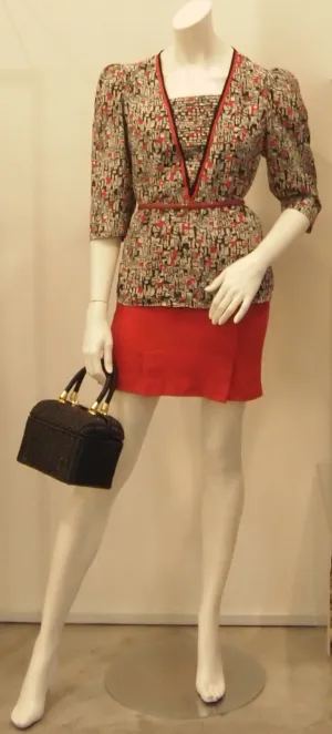 GRANNY CHIC V FRONT VINTAGE TOP