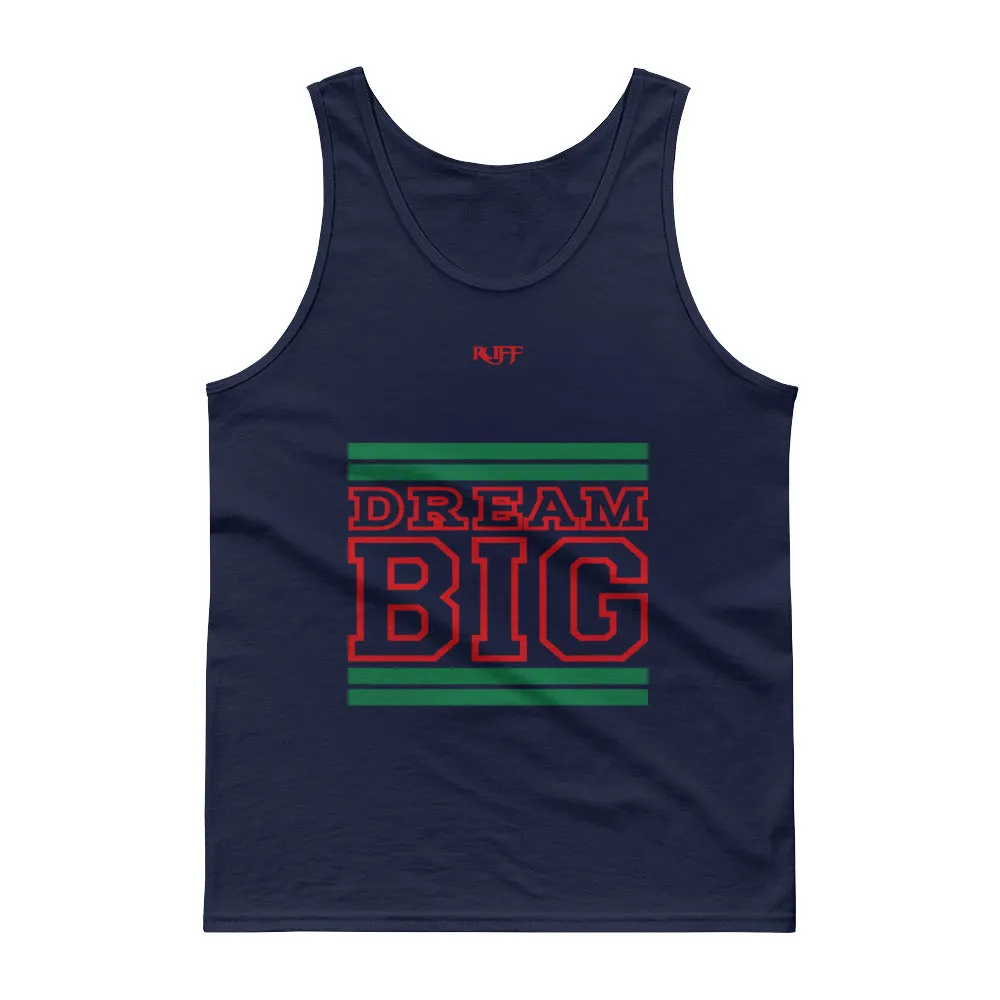 Green and Red Dream Big Tank tops