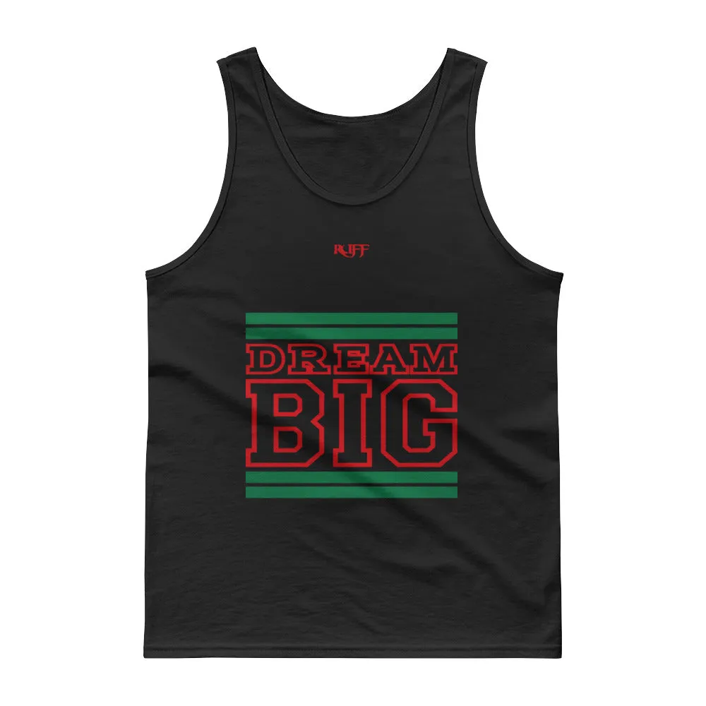 Green and Red Dream Big Tank tops