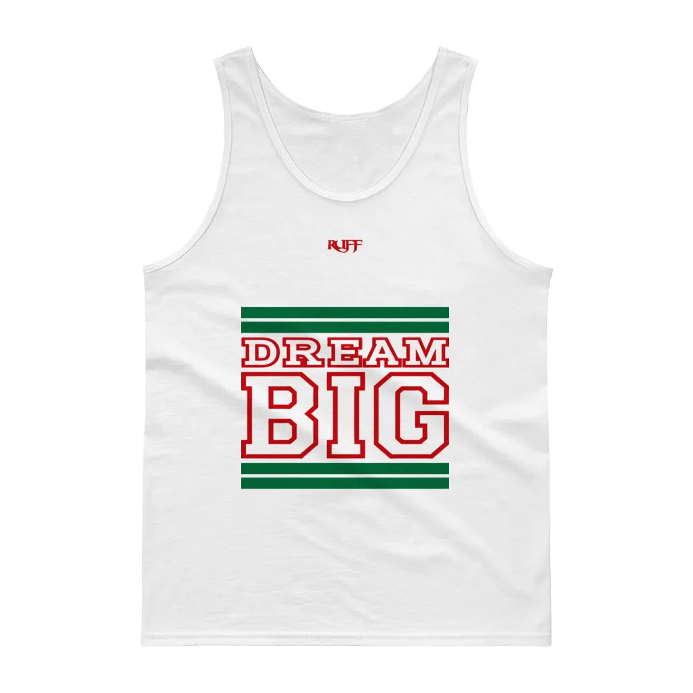 Green and Red Dream Big Tank tops