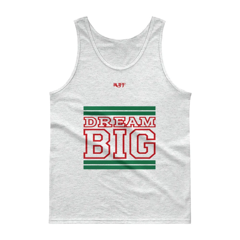 Green and Red Dream Big Tank tops